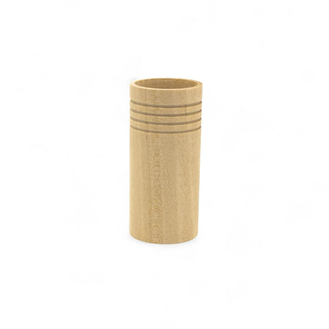 30 x 65 mm apaļš virpota koka cilindrisks trauks
