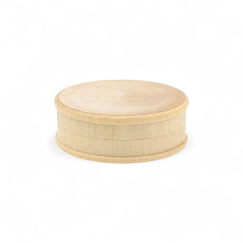 61 x 21 mm virpota apaļa koka kastīte
