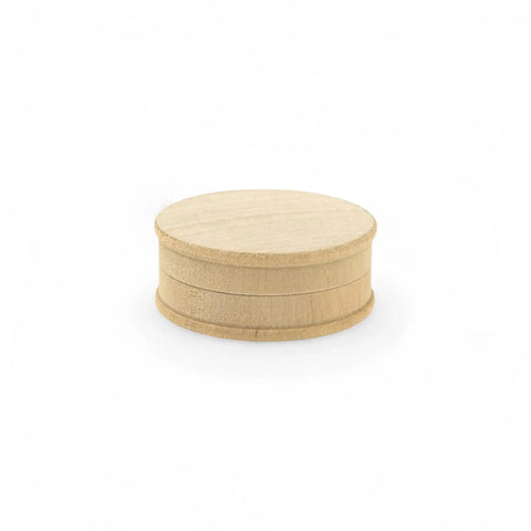 51 x 21 mm gedrechselte runde Holzdose