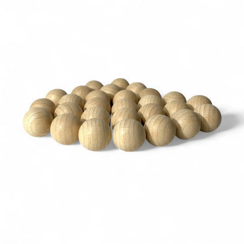 10 mm noslīpētas ozola koka bumbiņas