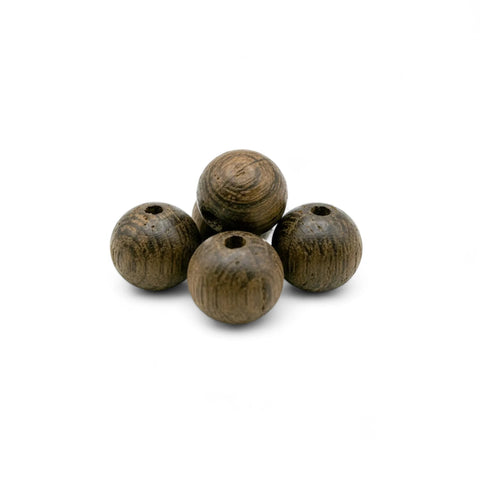12 mm black ozola koka pērles