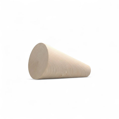 30 x 50 mm turned wooden cone
