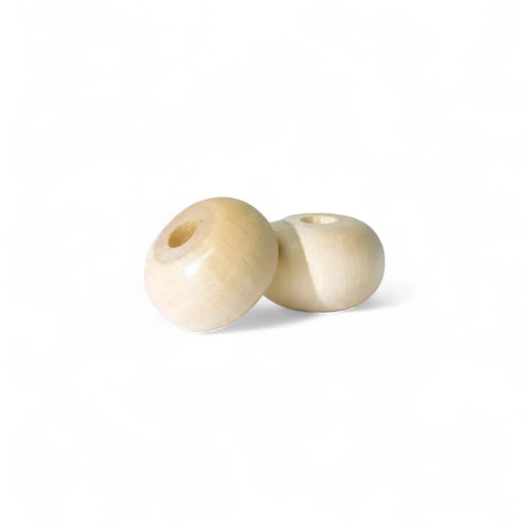 24 mm vollständig gerundete Spielzeugräder aus Holz