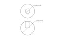 12 mm kasepuit tüüblikatted koos 4 mm hole
