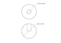 18 mm kasepuit tüüblikatted koos 5 mm hole