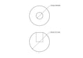 18 mm kasepuit tüüblikatted koos 6 mm hole