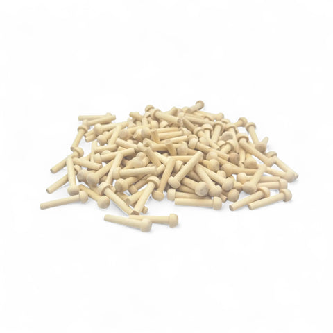 multiple 6 × 30 mm bērza koka mushroom axle mietiņi