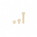 mushroom axle mietiņi in 6 x 30 mm, 6 x 9 mm un 6 x 4 mm