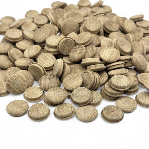 Stapel 14 mm oak Pilz-Abdeckkappen