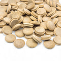 Stapel 15 mm birch Pilz-Abdeckkappen