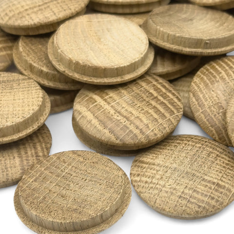 Stapel 40 mm oak Pilz-Abdeckkappen