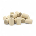 pile of 20 × 28 mm birch wood cylinders with holes