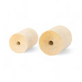 wooden cylinders in 40 × 60 mm and 50 × 60 mm sizes stacked together