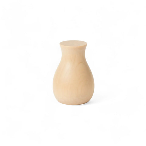30 mm gedrechseltes Holz vase Form