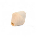 50 x 60 mm double cone turned wooden bead