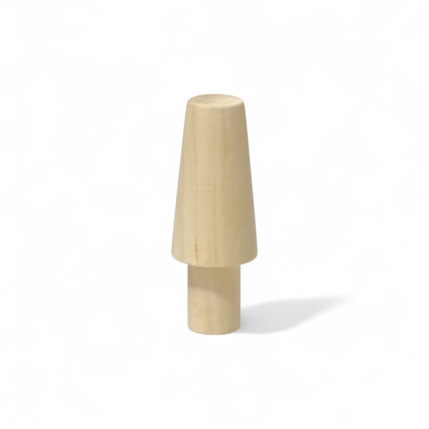 44 mm konisch gedrechseltes Holz Möbelknopf