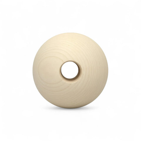 35 mm birch wood bead