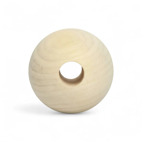 40 mm birch wood bead