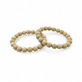 Bracelets made from White Oak Wood Beads