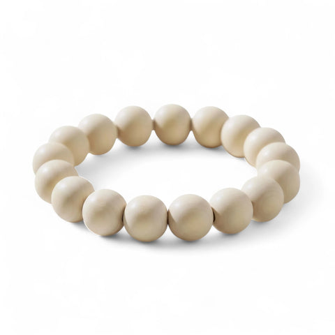 Bracelet made from 8 mm birch wood beads