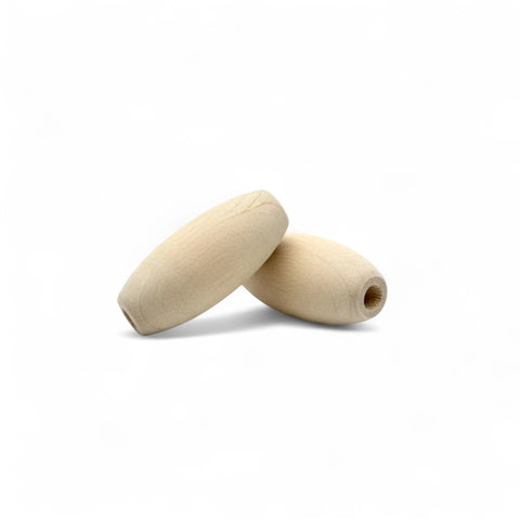 Wooden Barrel Beads 13 x 30 mm