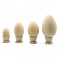 30 mm treitud puidust munad Cup Holders koos turned munad