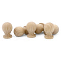 33 mm ümar ash puidust cabinet nupud
