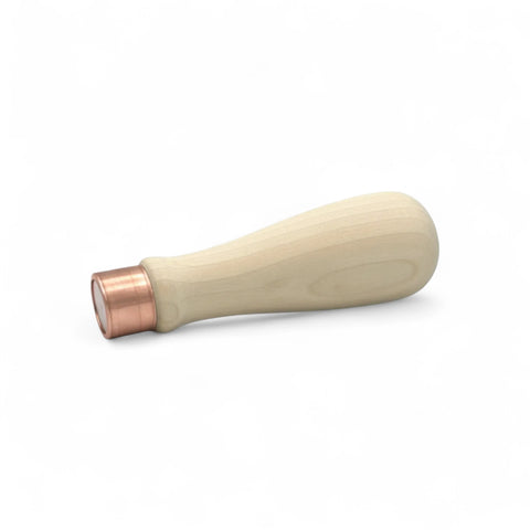 Nahaufnahme von Holz tool handle showing wood grain
