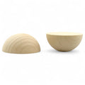 lähikaader  60 mm split puidust kuulid showing wood grain