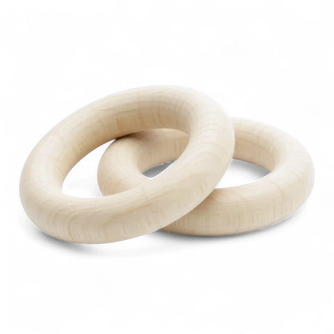 45 mm puidust käsitöö toss rõngad