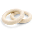 55 mm wooden craft toss rings