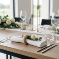 49 mm birch puidust salvrätik rõngad kasutatud peal dining table